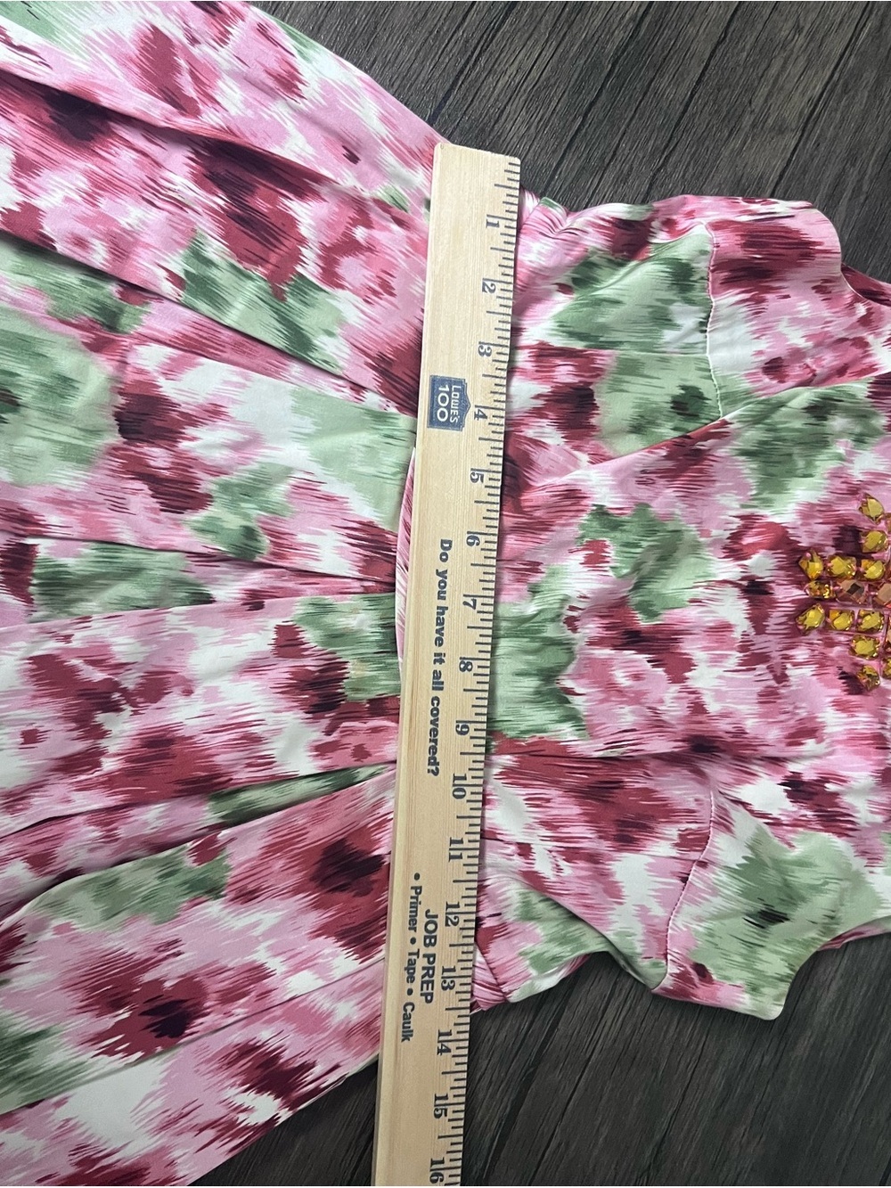 Maggy London Pink & Green Sleeveless Floral Fit-and-Flare Dress, NWOT, Petite 4P - Picture 6 of 7